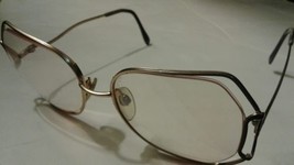 Women&#39;s VINTAGE 70&#39;s RETRO Style EYE GLASSES Gold Fashion Frame - $14.95