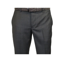 Men Suit BERLUSCONI Turkey 100% Italian Wool Super 180's Vested #Ber2 Charcoal image 12