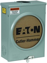Cutler Hammer Meter Socket 100 Amp Top Feed,Ringless,No Bypass Boxed - $110.99