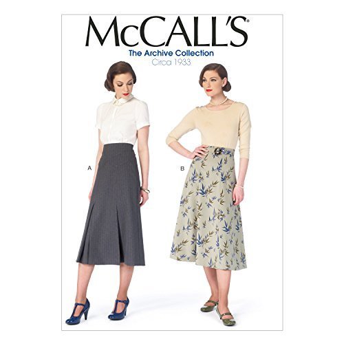 McCall Pattern Company M6993 Misses' Skirts and Belt, Size E5 (14-16-18-20-22) - $14.21