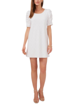 MSK Petite Women&#39;s Puff Sleeves Mini Dress White Size PM - £17.12 GBP