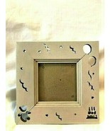 Pale Pink Wooden Picture Frame with Glass and Cutouts - $456.16 MXN
