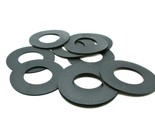 32mm id x 63mm od x 1.6mm thick  Black Rubber Flat Washers Various Packa... - $10.93+