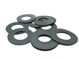 32mm id x 63mm od x 1.6mm thick  Black Rubber Flat Washers Various Packa... - $10.93+