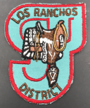 Vintage Girls Scouts Patch - Los Ranchos District CA California -- 3.75&quot; x 3&quot; - £7.46 GBP