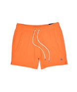 Brooks Brothers Orange 5&quot; Emb Montauk Swim Trunk Shorts, M Medium 8628-10 - £70.83 GBP