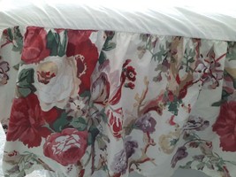 Chaps Ralph Lauren Sarah Cottage Rose King Dust Ruffle Bed Skirt Nice Condition - £46.68 GBP