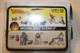HO Scale Woodland Scenics, People And Pets Figurine Set #A1827 BNOS - £19.18 GBP