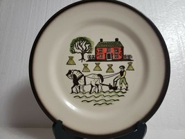 Metlox Poppytrail Pottery Homestead Colonial Heritage 10&quot; Dinner Plate Ca. 1950s - £6.22 GBP