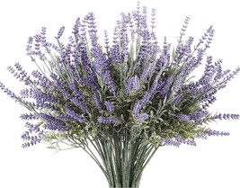 Butterfly Craze Artificial Lavender 4-Piece Bundle - Lifelike Faux Silk ... - $41.05 CAD