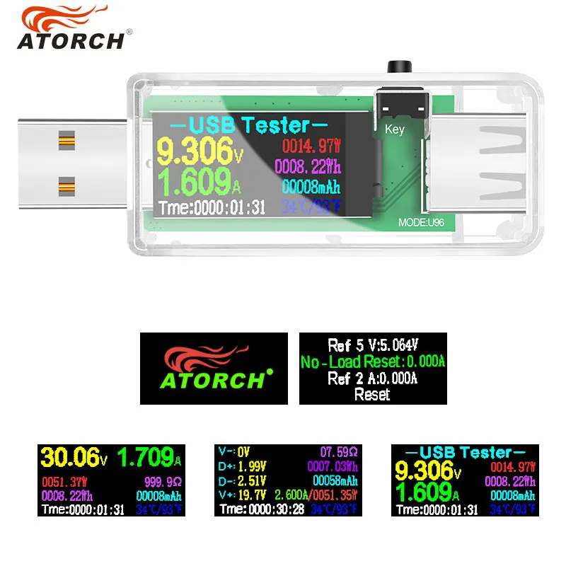 Play 13 in 1 USB Tester DC Digital Voltmeter Amperimetro Voltage Current Meter A - £26.37 GBP