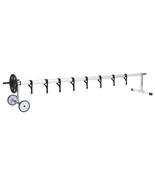 vidaXL Pool Cover Roller Black and silver Stainless steel, aluminum - €388,23 EUR