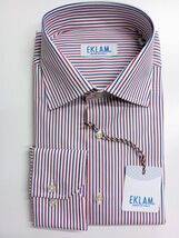 Eklam Italian Men's Dress Shirt 100% Cotton - $80.00