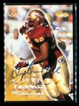 Vintage 1996 Classic Visions Autograph Football Card Orpheus Roye Steelers - P - £11.63 GBP