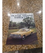 1973 Plymouth Duster Valiant Barracuda Scamp Dealer Brochure Book 8.5&quot; x... - $183.57 MXN
