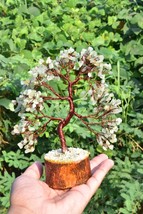 Green Aventurine Crystal Tree | Copper Wire Bonsai for Luck &amp; Prosperity... - $39.59+