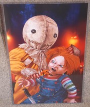 Trick r Treat Sam vs Chucky Glossy Art Print 11 x 17 In Hard Plastic Sleeve - £19.97 GBP