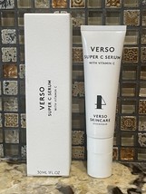 Verso Skin Care Super C Serum With Vitamin C, 30ml / 1 fl oz, NEW IN BOX - $322.70 MXN
