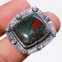 African Bloodstone Gemstone Handmade Fashion Ethnic Gifted Ring Jewelry 9&quot; SA 39 - £3.90 GBP