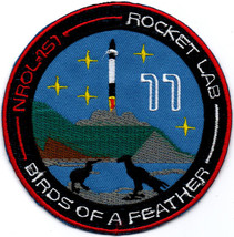  Flights Rocket Lab Electron 11st Birds of a Feather Space Embroidered Patch - £15.97 GBP+