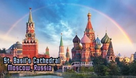 St. Basil&#39;s Cathedral - Moscow, Russia Refrigerator Magnet - £6.31 GBP