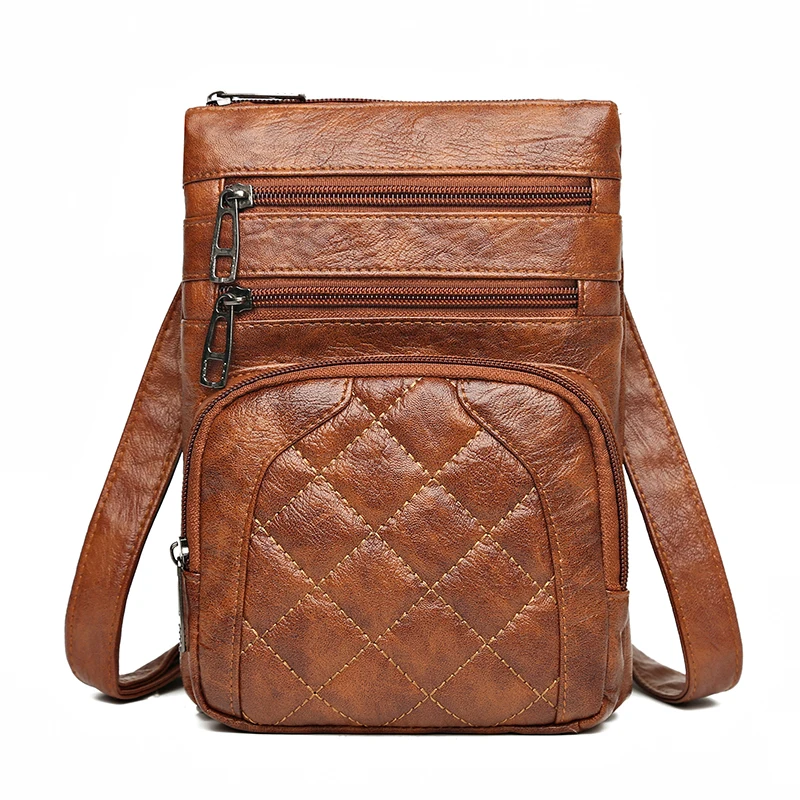 Women&#39;s Bag Designer Vintage Crossbody Mobile Phone Shoulder Bags Cellph... - $29.69