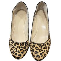 Taryn Rose Leopard Print Wedge Shoes Womens Size 9.5 Leather Upper &amp; Lining - $19.20