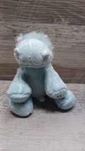 Ganz Webkinz Hippo 7&quot; Plush Light Blue Fuzzy No Code Stuffed Animal - $2.99