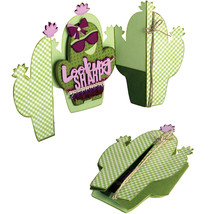 Sizzix In Bloom Card Cactus Fold A Long Thinlits Dies - $37.68