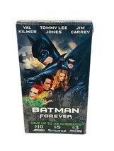 Batman Forever SEALD VHS Tape Movie 1995 Val Kilmer Jim Carrey Nicole Kidman vtg - £23.42 GBP