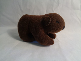 McDonald&#39;s 1997 Animal Pals Mini Chocolate Brown Bear Plush Toy - £1.18 GBP