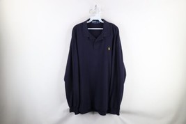 Vintage 90s Ralph Lauren Mens XL Faded Soft Touch Long Sleeve Rugby Polo Shirt - £48.67 GBP