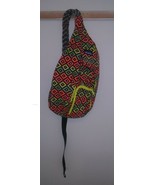 Kavu Rope Sling Bag Women&#39;s Crossbody Backpack Pink Geometric ! - $17.72