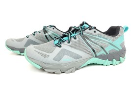 Merrell MQM Flex Women&#39;s Monument Hiking Shoe J05514 Size 5.5 Green Gray - £26.48 GBP