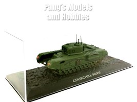 Churchill Mk.VII British Infrantry Tank &amp; Display Case - 1/72 Scale Model - £31.64 GBP