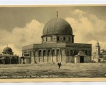 Mosque of Omar or The Dome of the Rock Postcard Jerusalem Palestine  - £14.28 GBP