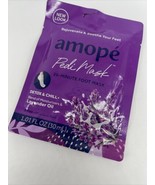 Amope Pedimask Foot Sock Mask 20 Minute Lavender Softening Hydrating COM... - $5.45 CAD