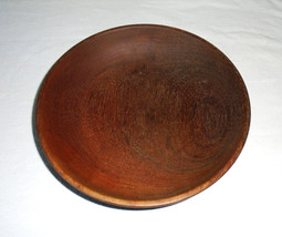 Ray Huskey Wood Dough Bowl Handmade Vintage 9&quot; Rustic Farmhouse Cottagecore - £34.84 GBP