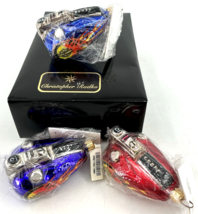 Radko 98-HAR-02 Harley Davidson 1998 FILL R UP Ornament Set of 3 Gas Tanks - £71.38 GBP