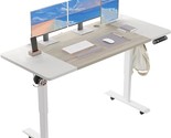 Height Adjustable Electric Standing Desk, 55X24 Height Stand Up Computer... - $315.99