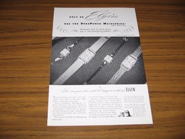 1948 Print Ad Elgin Wrist Watches with Durapower Mainspring - $12.05