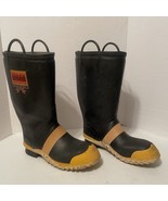 Servus Firefighter Turnout Boots Men&#39;s Size 14 Firebreaker Fighting-Weight - $112.47 CAD