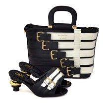 Latest Design Nigerian Women Shoes and Bag Set Plus Size Women Shoes 43 Ladies D - £92.70 GBP