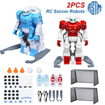 Costway RC Soccer Robot Kids Remote Football Game Simulation Educational... - $30.99