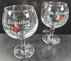 2 St. Bernardus Watou 15 cl Clear Belgian Ale Chalices Set Beer Tasting ... - $29.67