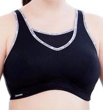 Glamorise #1066 No Bounce Cami Sports Bra Black Size 36I NWOT - $33.71 CAD