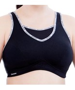 Glamorise #1066 No Bounce Cami Sports Bra Black Size 36I NWOT - $24.74