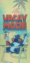 Disney&#39;s Stitch Vacay Mode Beach Towel Measures 28 x 58 inches - $16.78