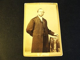 1863- Smart Man-Fun chap - (CDV) Sepia by Hallett Photographer, N.Y., Photo. - £11.74 GBP