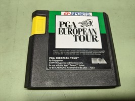 PGA European Tour Sega Genesis Cartridge and Case - $5.15